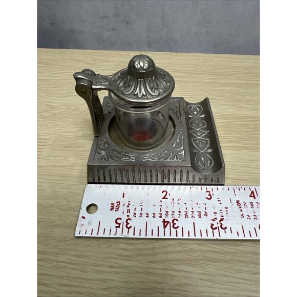 Antique Inkwell Made In England - Picture 10 of 10